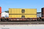 BNSF 239313-C with containers at Rana CA. 4/8/2021